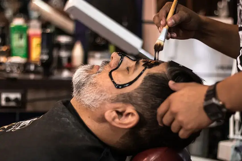 limpieza facial en barberia